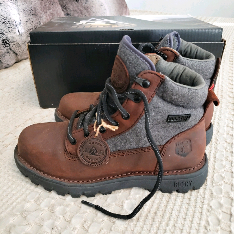 Rocky Hiking Waterproof Leather & Wool Boot